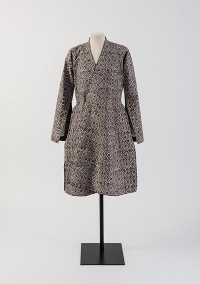 Heren bedrukte katoenen banyan, 1750s door Unbekannt Unbekannt
